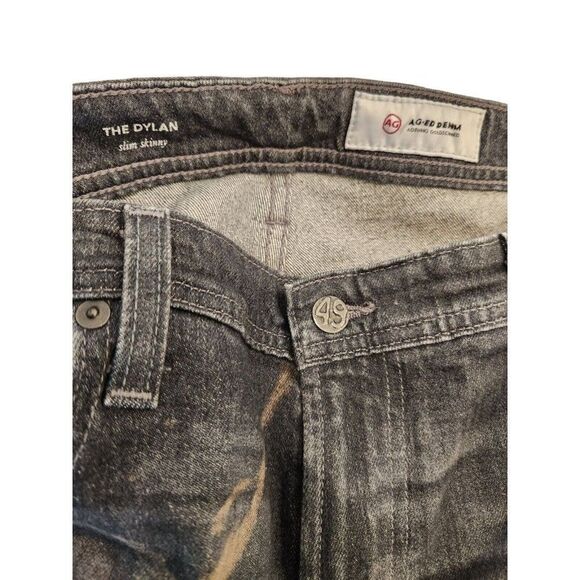 AG Adriano Goldschmied  The Dylan Mens Dark Blue Demin Jeans Size 36 Stretch - Picture 7 of 7
